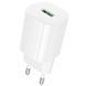 МЗП Borofone BA102A Pudding QC3.0 (1USB-A) + кабель USB to Type-C White фото 3
