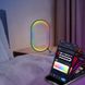 Настільна LED лампа RGB Smart desk oval lamp Bluetooth USB with app Black фото 2