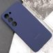 Чохол Silicone Cover Lakshmi Full Camera (AAA) with Logo для Samsung Galaxy S23 Темно-синій / Midnight blue фото 4