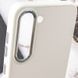 Кожаный чехол Bonbon Leather Metal Style для Samsung Galaxy S23+ Белый / White фото 5