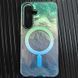 Чохол TPU Shiny Mountain (MagFit) для Samsung Galaxy S24 FE Green / Blue фото 4