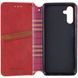 Шкіряний чохол книжка GETMAN Cubic (PU) для Samsung Galaxy M14 5G Червоний фото 3