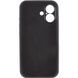 Чехол Silk Full Camera Protective (AA) NO LOGO для Apple iPhone 16 (6.1") Черный / Black фото 3