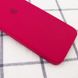 Чехол Silicone Case Square Full Camera Protective (AA) для Apple iPhone XR (6.1") Красный / Rose Red фото 3