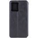 Шкіряний чохол-книжка GETMAN Cubic (PU) для Samsung Galaxy S24 FE Чорний фото 3