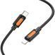 Дата кабель Borofone BX114 Structure Type-C to Lightning 27W (1m) Black фото 4