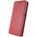 Шкіряний чохол книжка GETMAN Cubic (PU) для Samsung Galaxy M14 5G Червоний фото 4