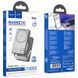 Портативное ЗУ Power Bank Hoco Q36A Sunlight magnetic suction+holder PD20W с БЗУ 10000 mAh Metal grey фото 5