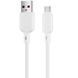 Дата кабель WIWU C086 Stellar USB to MicroUSB 2.1A (1m) White фото 1