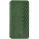 Кожаный чехол книжка GETMAN Cubic (PU) для Samsung Galaxy A05s Зеленый фото 1