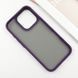 TPU+PC чехол Metal Buttons для Apple iPhone 16 Pro Max (6.9") Темно-Фиолетовый фото 7