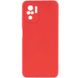 Силиконовый чехол Candy Full Camera для Xiaomi Redmi Note 10 / Note 10s Красный / Camellia фото 1