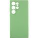 Чохол Silicone Cover Lakshmi Full Camera (AAA) для Samsung Galaxy S24 Ultra М'ятний / Mint