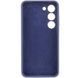 Чохол Silicone Cover Lakshmi Full Camera (AAA) with Logo для Samsung Galaxy S23 Темно-синій / Midnight blue фото 2