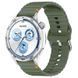 Силіконовий ремінець Wavy для Smart Watch 20mm Dark Olive