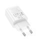 СЗУ Hoco N61 Gentle PD20W+QC3.0 (1USB-A/1C) White фото 2