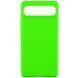 Чехол TPU GETMAN Liquid Silk для Google Pixel 6 Pro Салатовый / Neon Green