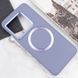 TPU чохол Bonbon Metal Style with MagSafe для OnePlus 10 Pro Сірий / Lavender фото 5