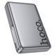 Портативное ЗУ Power Bank Hoco Q36A Sunlight magnetic suction+holder PD20W с БЗУ 10000 mAh Metal grey фото 3