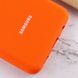 Чехол Silicone Cover Full Protective (AA) для Samsung Galaxy A02 Оранжевый / Neon Orange фото 5