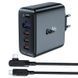 МЗП Acefast A37 PD100W+QC3.0 GaN (1USB-A/3C) + кабель Type-C to Type-C 2m Black фото 1