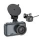 Відеореєстратор Hoco DV6 Driving recorder with 3-inch display (with rear camera) Iron gray фото 1