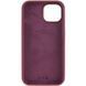 Чохол Silk Full Protective (AA) NO LOGO with Magnetic Fit для Apple iPhone 11 (6.1") Бордовий / Plum фото 3
