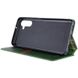 Кожаный чехол книжка GETMAN Cubic (PU) для Samsung Galaxy A05s Зеленый фото 5