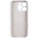 Чехол Silk Full Camera Protective (AA) NO LOGO для Apple iPhone 16 Pro (6.3") Белый / White фото 3