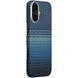 Чехол PC Carbon Protection Slim with MagSafe для Apple iPhone 16 (6.1") Blue фото 1