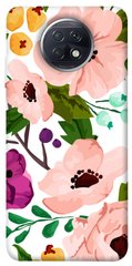 Чехол itsPrint Акварельные цветы для Xiaomi Redmi Note 9 5G / Note 9T