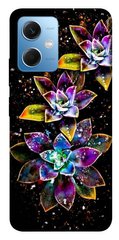 Чехол itsPrint Flowers on black для Xiaomi Poco X5 5G