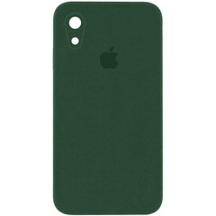 Чохол Silicone Case Square Full Camera Protective (AA) для Apple iPhone XR (6.1") Зелений / Cyprus Green