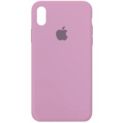 Чохол Silicone Case Full Protective (AA) для Apple iPhone XS Max (6.5") Ліловий / Lilac Pride