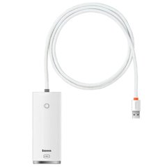 Переходник HUB Baseus Lite Series 4-Port Type-C HUB Adapter (Type-C to USB 3.0*4) 25cm (WKQX) Белый
