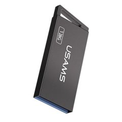 Флеш накопитель USAMS US-ZB208 USB2.0 High Speed Flash Drive 128 Gb Iron-grey