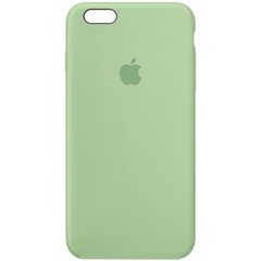 Чохол Silicone Case Full Protective (AA) для Apple iPhone 6/6s (4.7") Зелений / Pistachio
