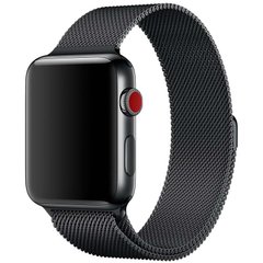 Ремешок Milanese Loop Design для Apple watch 38mm/40mm/41mm Черный