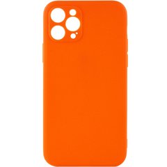 Силиконовый чехол Candy Full Camera для Apple iPhone 12 Pro Max (6.7") Оранжевый / Orange