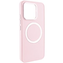 TPU чохол Bonbon Metal Style with MagSafe для Xiaomi 14 Рожевий / Light Pink