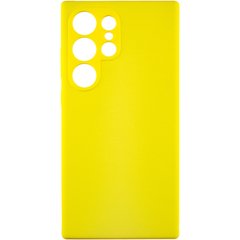 Чохол Silicone Cover Lakshmi Full Camera (AAA) для Samsung Galaxy S24 Ultra Жовтий / Yellow