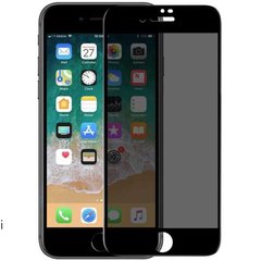 Захисне скло Privacy 5D (full glue) (тех.пак) для Apple iPhone 7 / 8 / SE (2020) (4.7") Чорний
