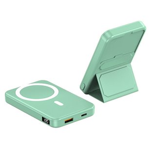 Портативное зарядное устройство Power Bank JJT-A27-1 PD20W+QC 22.5W с БЗУ 10000 mAh Green