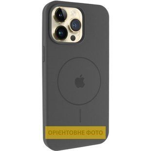 Чехол Silicone Case Full Protective (AA) V2 with MagSafe для Apple iPhone 17 Pro Max (6.9") Серый / Dark Gray