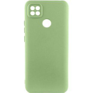 Чехол TPU GETMAN Liquid Silk Full Camera для Xiaomi Redmi 9C Зеленый / Pistachio
