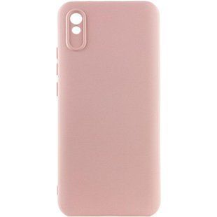 Чехол Silicone Cover Ummi Lakshmi Full Camera (AA) для Xiaomi Redmi 9A Розовый / Pink Sand