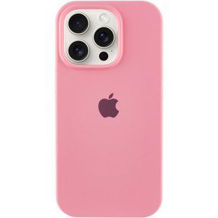 Чехол Silicone Case Full Protective (AA) для Apple iPhone 16 Pro Max (6.9") Розовый / Light pink