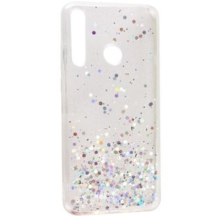 TPU чехол Star Glitter для Huawei Y6p Прозрачный