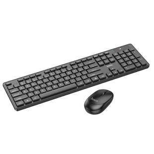 Набор клавиатура + мышь Hoco GM17, беспроводной (English Version) Black