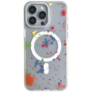 Чехол TPU+PC Flush with MagSafe для Apple iPhone 16 Pro (6.3") White